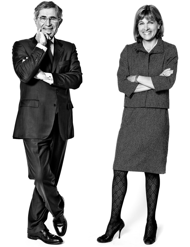 Gérad Mestrallet et Anne Lauvergeon